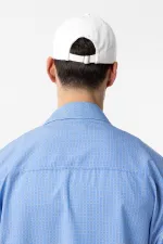 Antioch Beyaz İşlemeli Erkek Şapka