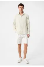 Antioch Stone Relax Fit Textured Men's Shirt