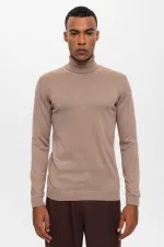 Pull à col roulé long en vison Antioch pour homme