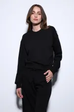 Antioch Black Basic Women's Sweatshirt