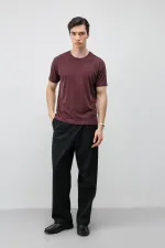 T-shirt homme Antioch Plum coupe classique en tissu technique modal