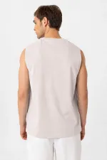 Antioch Taş Relaxed Fit Erkek Kolsuz T-Shirt Antioch Taş Relaxed Fit Erkek Kolsuz T-Shirt