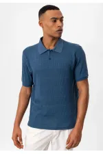 Antioch İndigo Slim Fit Polo Yaka Erkek T-Shirt