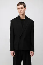 Antioch Siyah-1 Relaxed Fit Erkek Blazer Ceket Antioch Siyah-1 Relaxed Fit Erkek Blazer Ceket