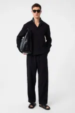 Antioch Black Textured Men's Shirt