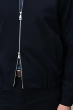 Antioch Lacivert Bel Lastikli Erkek Mont