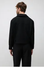 Veste de printemps Antioch noire coupe décontractée pour homme