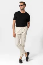 Antioch Black Basic Crew Neck Men's T-Shirt