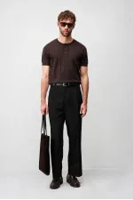 Antioch Siyah Pileli Relaxed Fit Erkek Pantolon Antioch Siyah Pileli Relaxed Fit Erkek Pantolon
