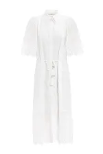 Antioch White Women's Lace Embroidered Dress