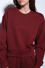 Sweat-shirt basique Antioch Burgundy pour femme