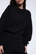 Antioch Siyah Oversize Kadın Eşofman Takım