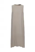 Antioch Beige Modal Midi Women's Dress