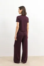 Antioch Mürdüm Dökümlü Kadın Eşofman Takım