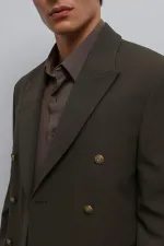 Antioch Haki Kruvaze Erkek Blazer Ceket Antioch Haki Kruvaze Erkek Blazer Ceket