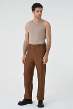 Antioch Bej Slim Fit Erkek Atlet