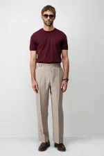 Antioch Bordo Comfort Slim Triko T-Shirt