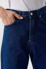 Antioch Açık Mavi Yüksek Bel Regular Fit Erkek Kot Pantolon