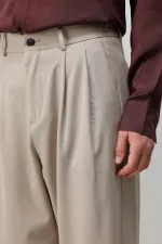 Antioch Beige Relaxed Fit Men's Trousers Antioch Beige Relaxed Fit Men's Trousers