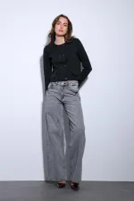 Antioch Black Double-Breasted Women's Knitted Cardigan