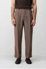 Antioch Kahve Lyocell Karışımlı Erkek Pantolon