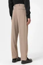 Antioch Light Mink High Waist Zip-Up Men's Trousers