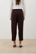 Antioch Bordo Pensli Kadın Pantolon