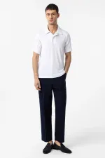 T-shirt polo blanc Antioch coupe classique pour homme