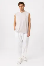 Antioch Taş Relaxed Fit Erkek Kolsuz T-Shirt Antioch Taş Relaxed Fit Erkek Kolsuz T-Shirt