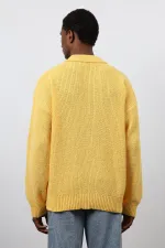 Gilet tricoté jaune Antioch pour homme