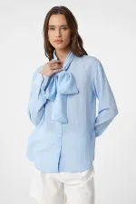 Chemise Antioch Blue Collar pour femme avec foulard