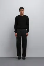 Antioch Black Textured Men's Sweater