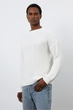 Pull en maille écru Antioch pour homme