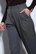 Antioch Antrasit Pensli Kadın Pantolon