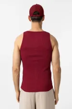 Antioch Bordo Slim Fit Erkek Atlet