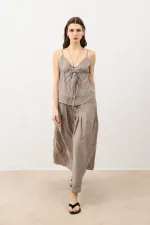 Antioch Vizon Büzgülü Kadın Top