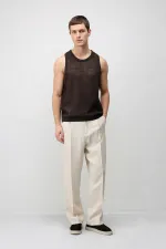 Débardeur homme en maille Antioch Coffee