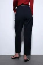 Antioch Lacivert Pensli Kadın Pantolon