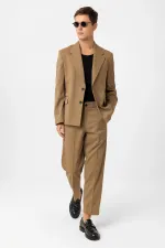 Antioch Camel Relax Fit Erkek Blazer Ceket