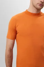 Antioch Orange Slim Fit Basic T-Shirt