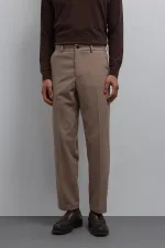 Pantalon Antioch beige à coupe fuselée pour homme