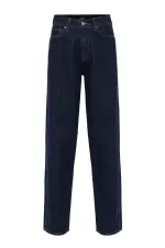 Antioch Dark Blue Women's High-Waisted Jeans