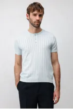 Antioch Bebe Mavi Dokulu Erkek Triko T-Shirt