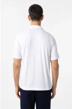 T-shirt polo blanc Antioch coupe classique pour homme