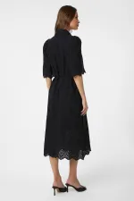 Antioch Black Women's Lace Embroidered Dress
