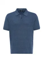 Antioch İndigo Slim Fit Polo Yaka Erkek T-Shirt