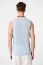 Débardeur basique bleu pour garçon Antioch Bebe