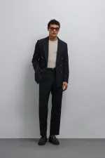 Pantalon Antioch Navy à coupe fuselée pour homme