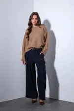 Antioch Camel Yün Karışımlı Kadın Kazak