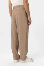 Antioch Mink Pleated Baggy Fit Men's Trousers